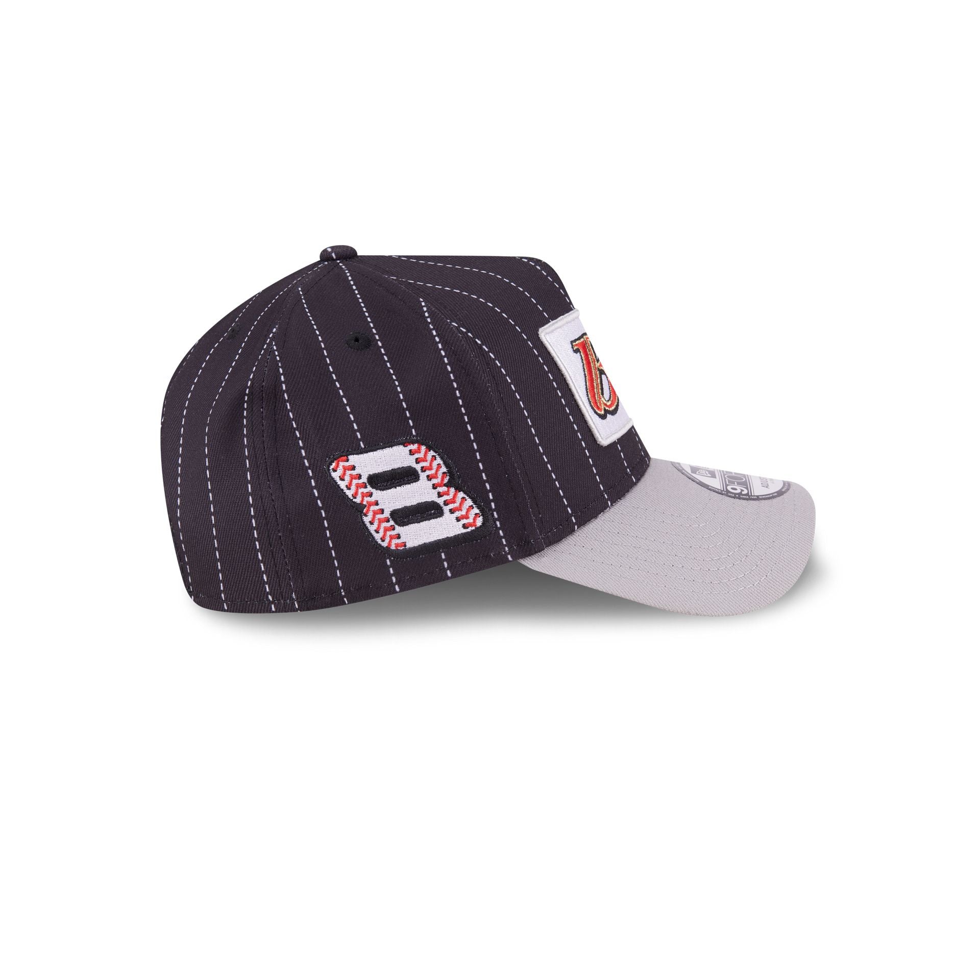 Dale Earnhardt Jr. x Budweiser Pinstripe 9FORTY A-Frame Snapback Hat - Image 4