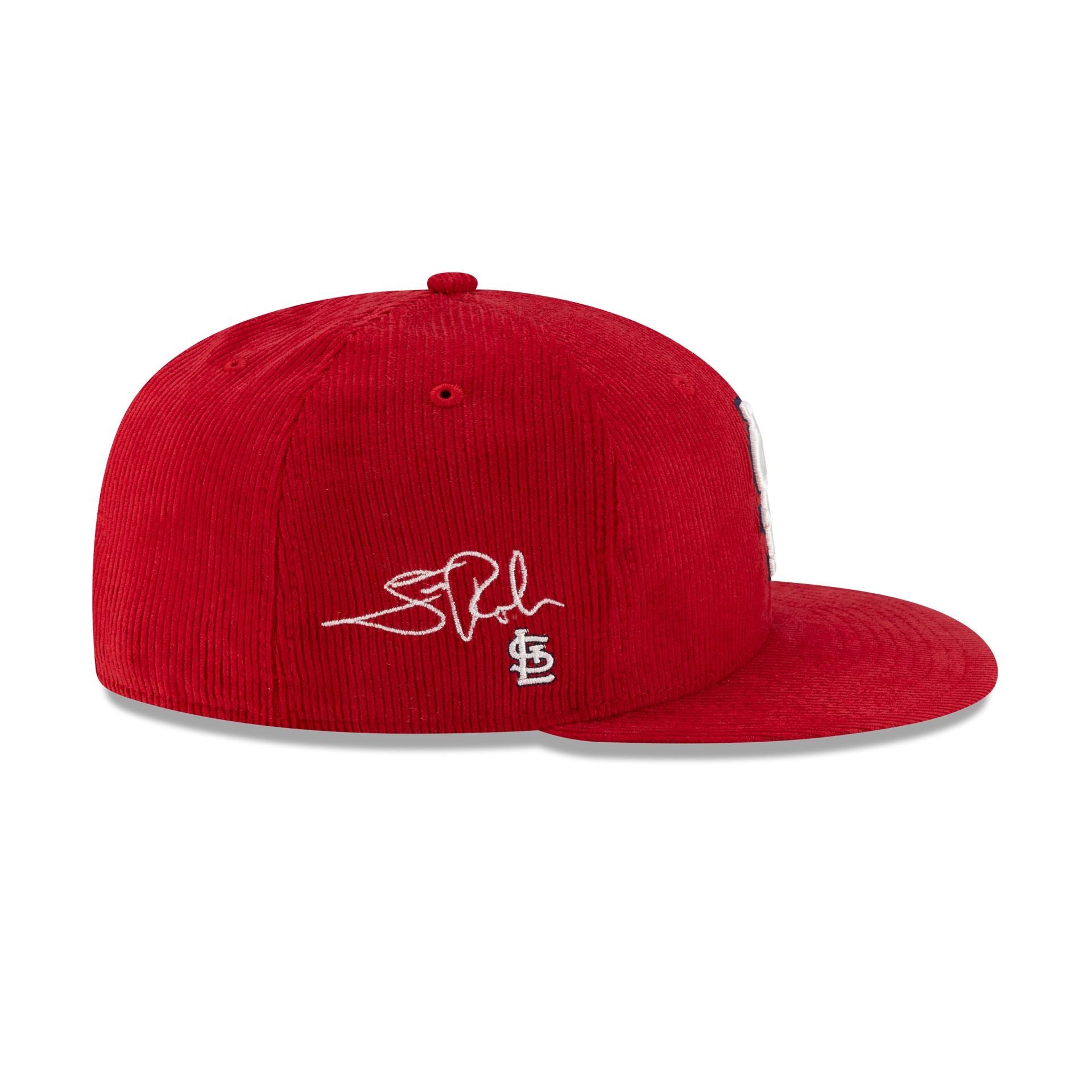 Just Caps Player Corduroy St. Louis Cardinals Scott Rolen 59FIFTY Fitted Hat - Image 4