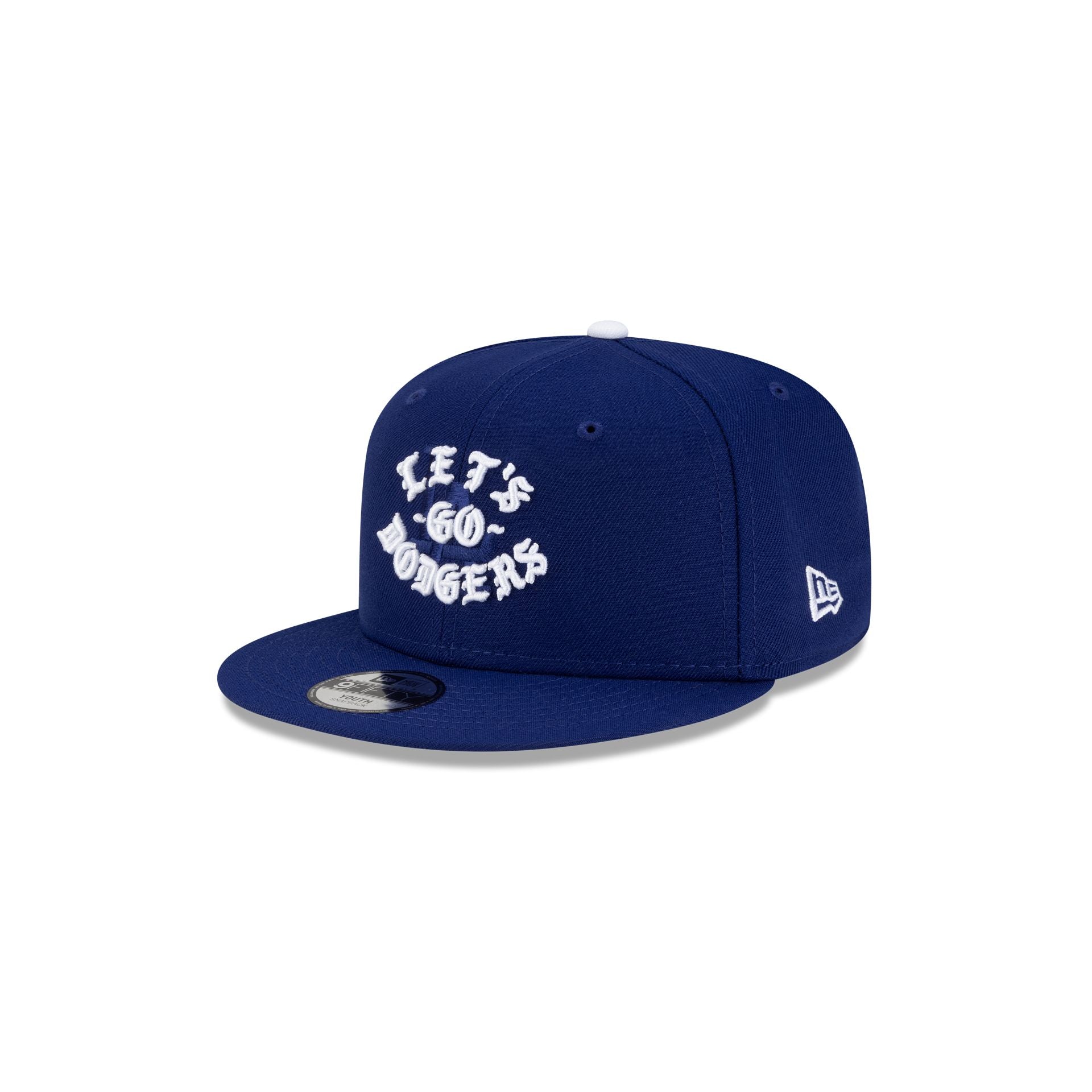 Born x Raised x Los Angeles Dodgers Let's Go World Series Kids 9FIFTY Snapback Hat - Image 3