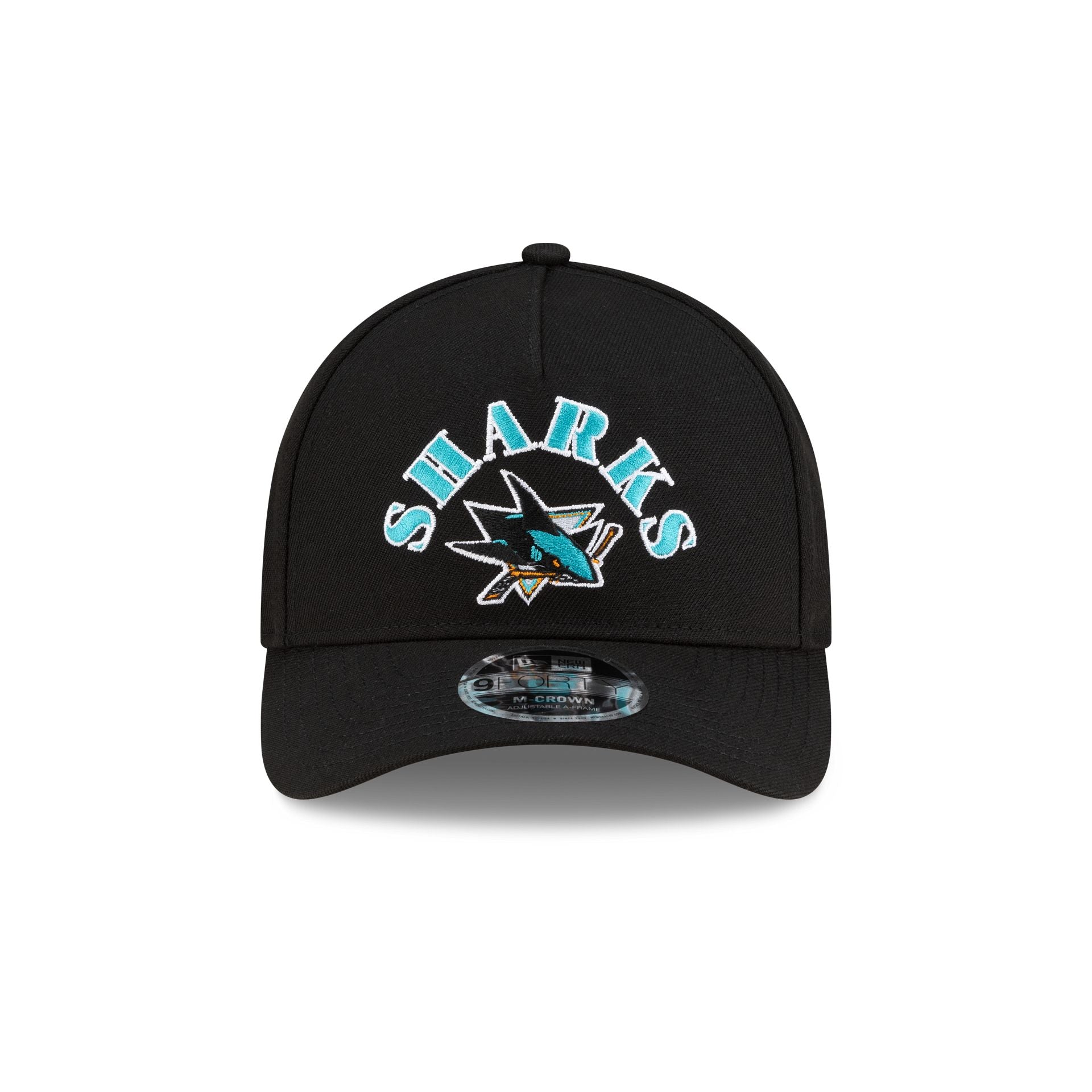 San Jose Sharks Retro Arch 9FORTY M-Crown A-Frame Snapback Hat - Image 2