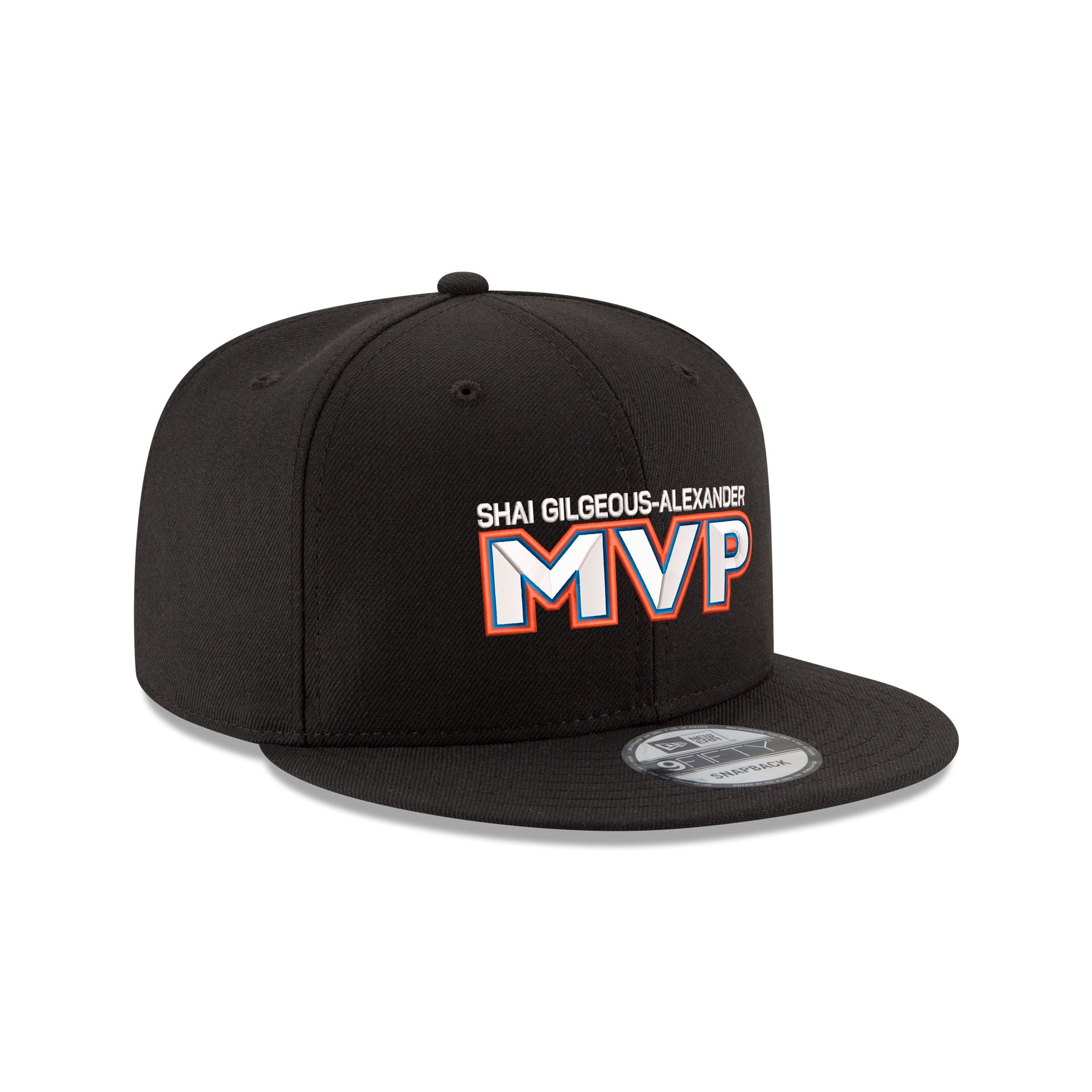 Oklahoma City Thunder Shai Gilgeous-Alexander 2025 MVP Wordmark 9FIFTY Snapback Hat - Image 3