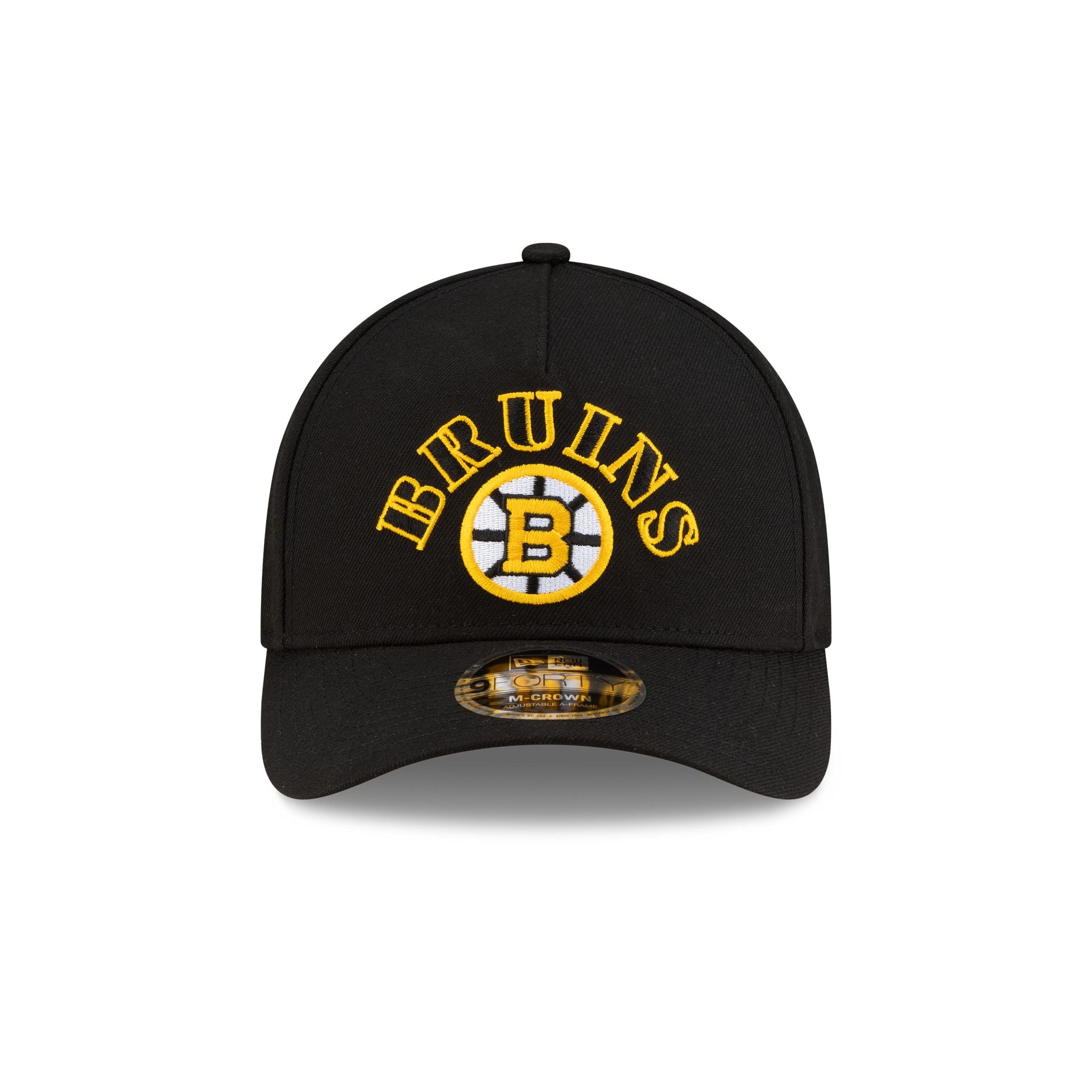 Boston Bruins Retro Arch 9FORTY M-Crown A-Frame Snapback Hat - Image 2