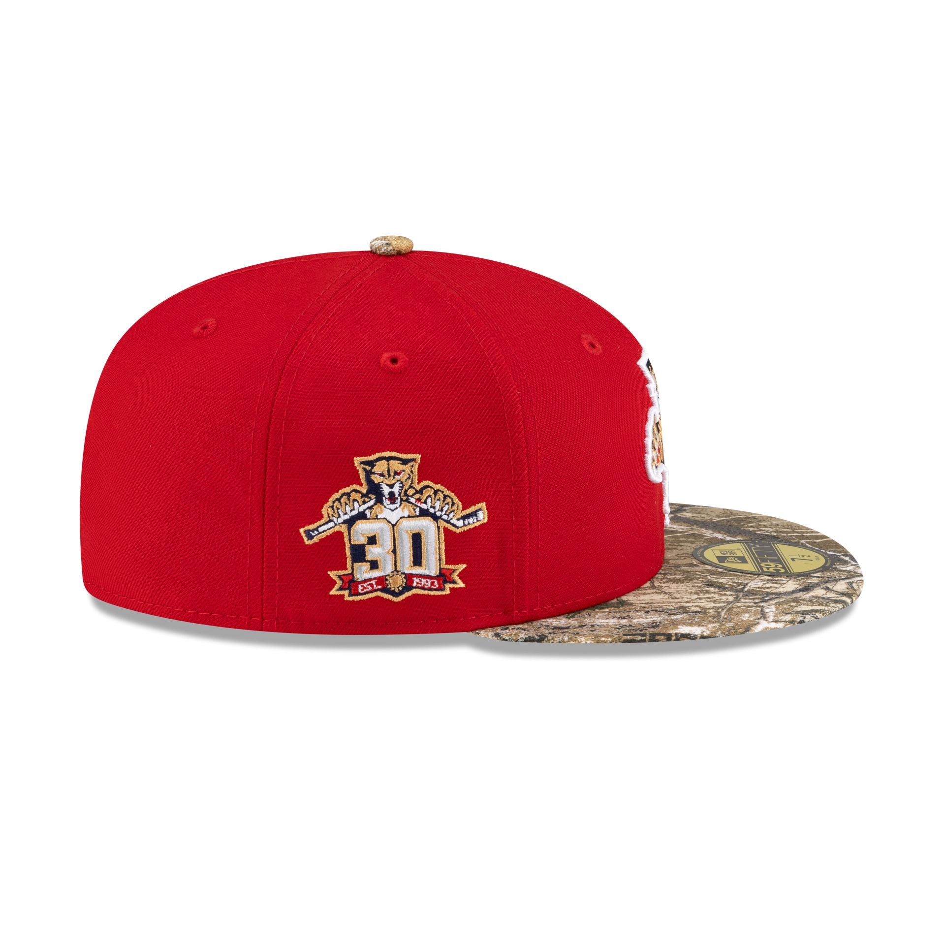 Florida Panthers Realtree Visor 59FIFTY Fitted Hat - Image 4