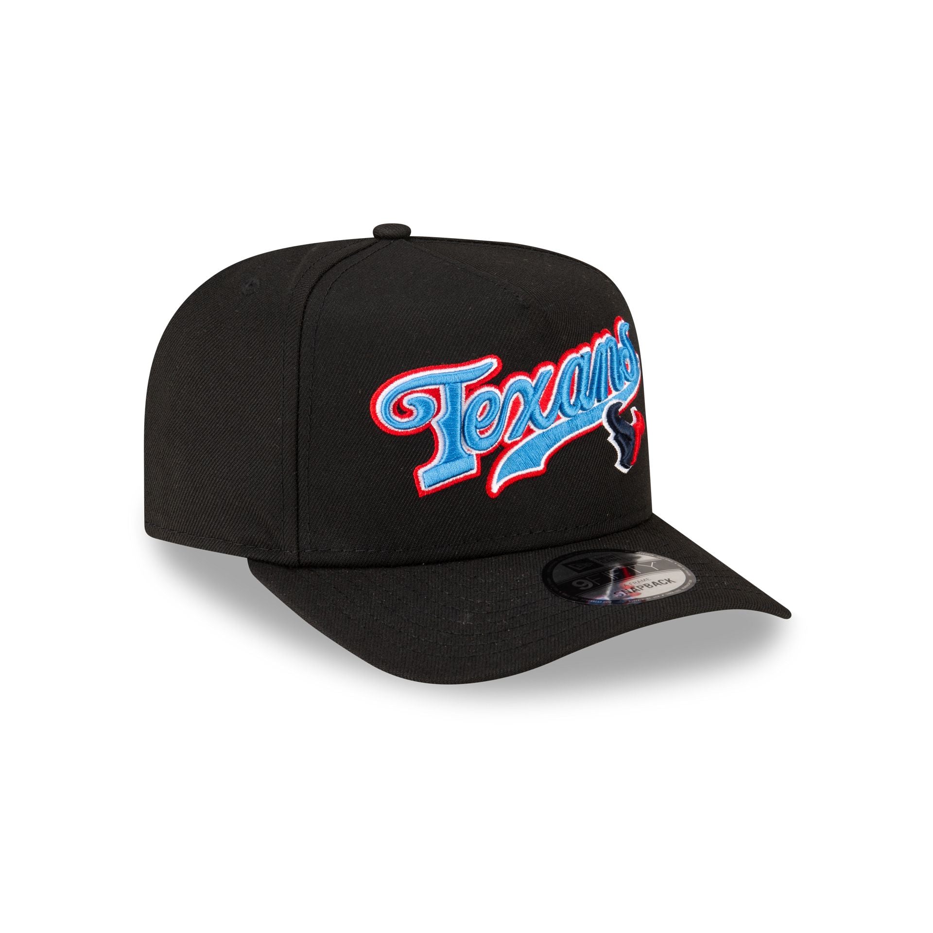 Born x Raised x Houston Texans Script Black 9FIFTY A-Frame Snapback Hat - Image 3