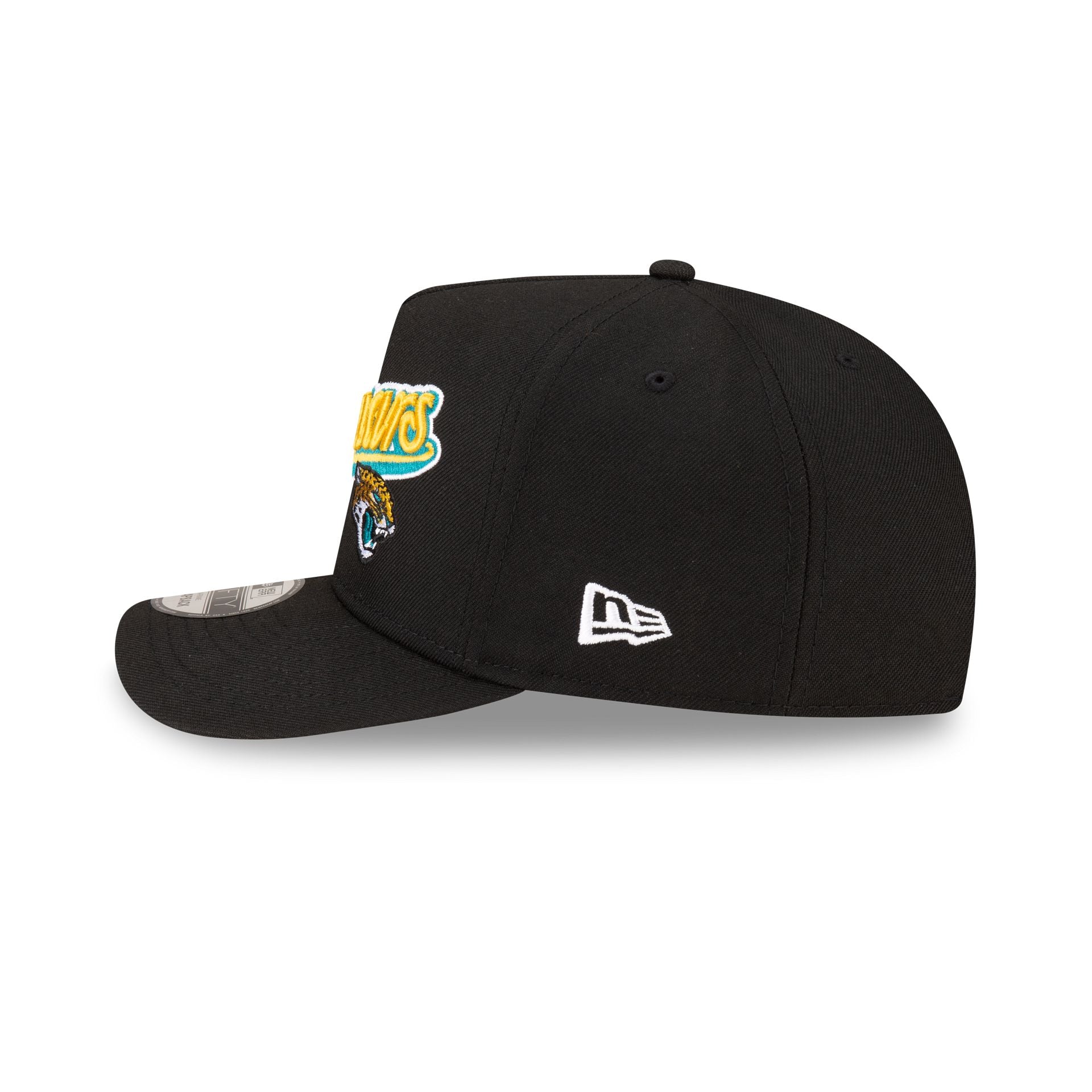 Born x Raised x Jacksonville Jaguars Script Black 9FIFTY A-Frame Snapback Hat - Image 4