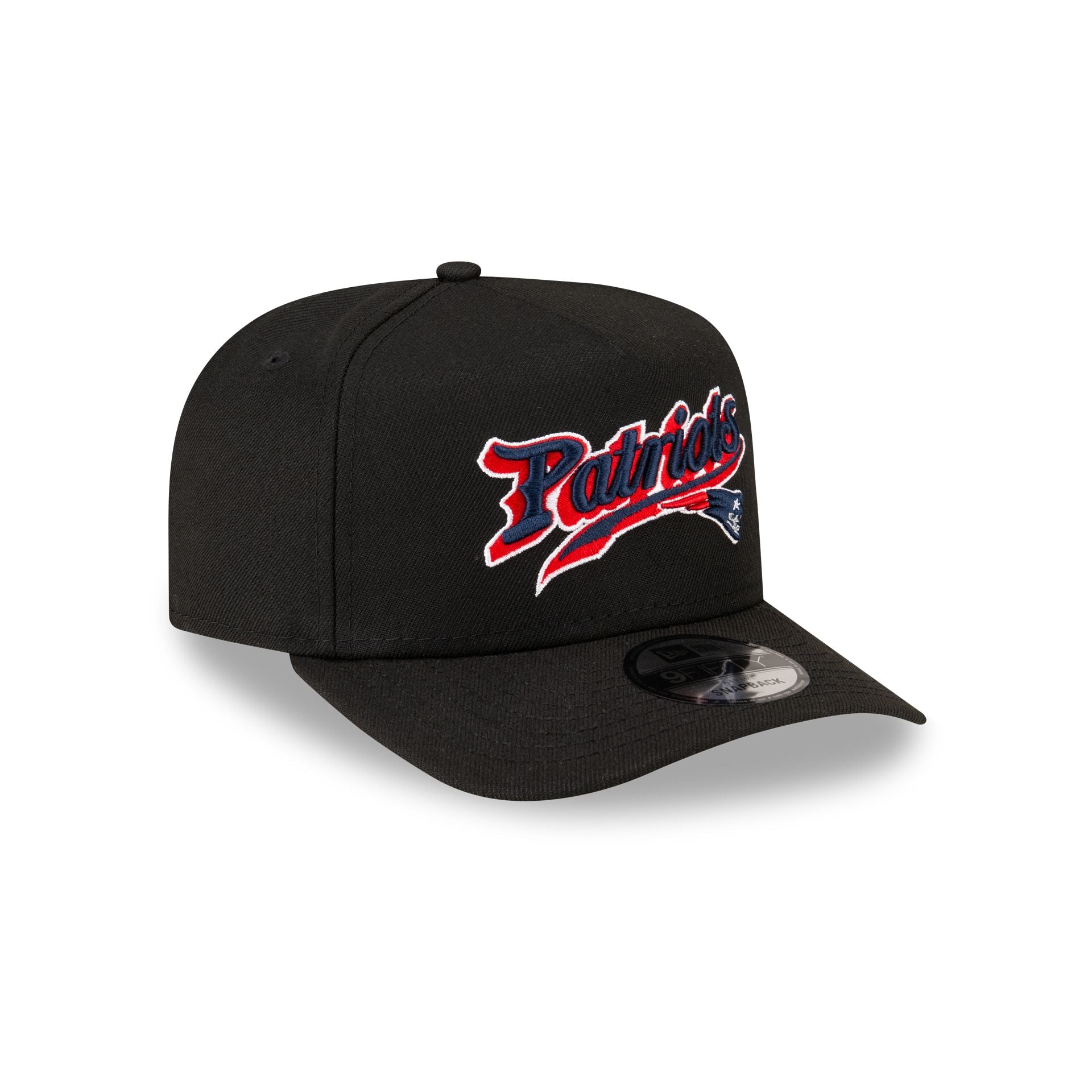 Born x Raised x New England Patriots Script Black 9FIFTY A-Frame Snapback Hat - Image 3