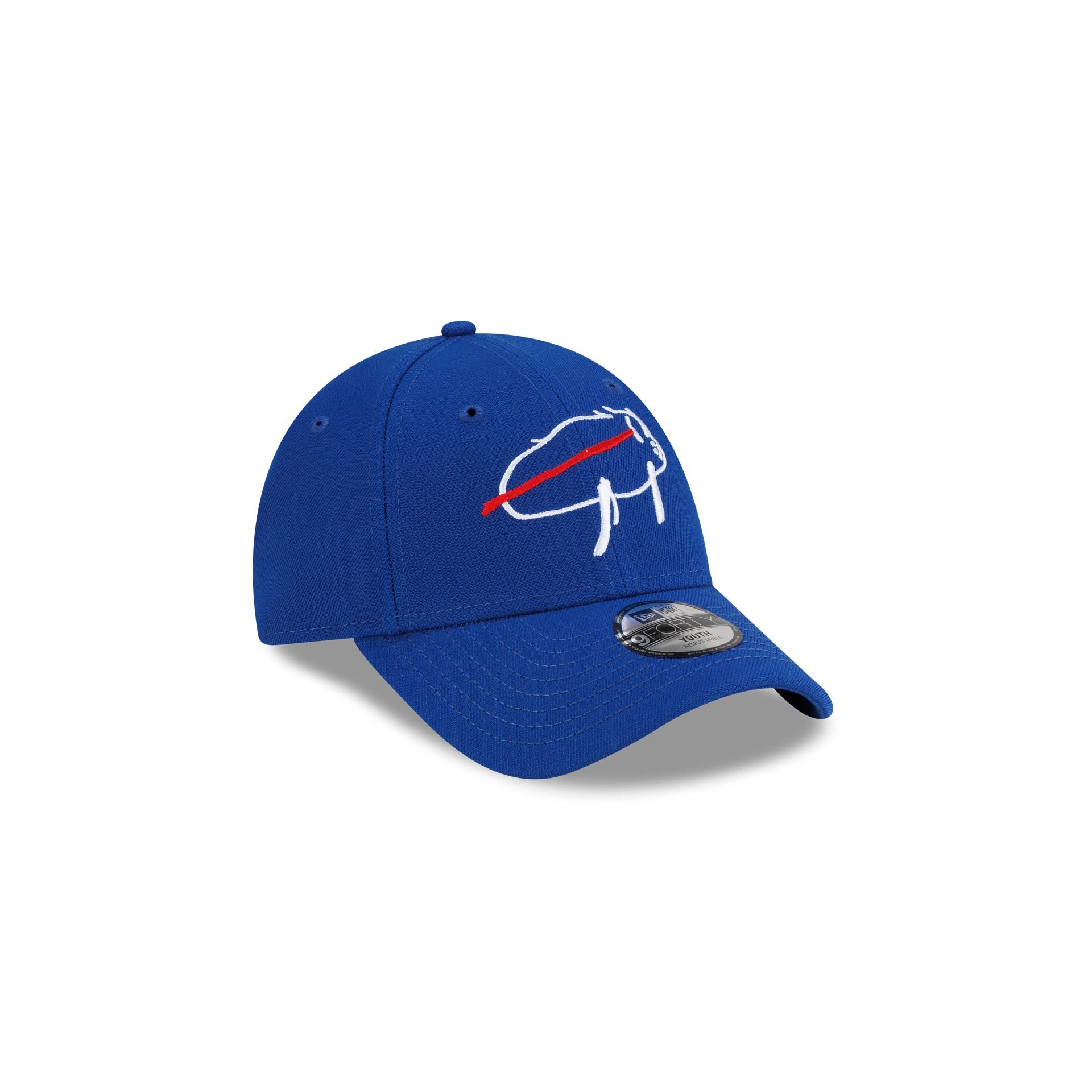Buffalo Bills Billustration Kids 9FORTY Snapback Hat - Image 3