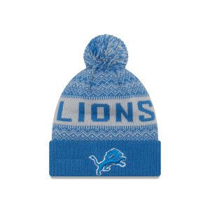 Detroit Lions Wintry Kids Pom Knit