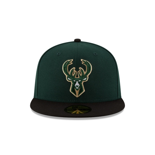 Milwaukee Bucks 2Tone 59FIFTY Fitted Hat - Image 2