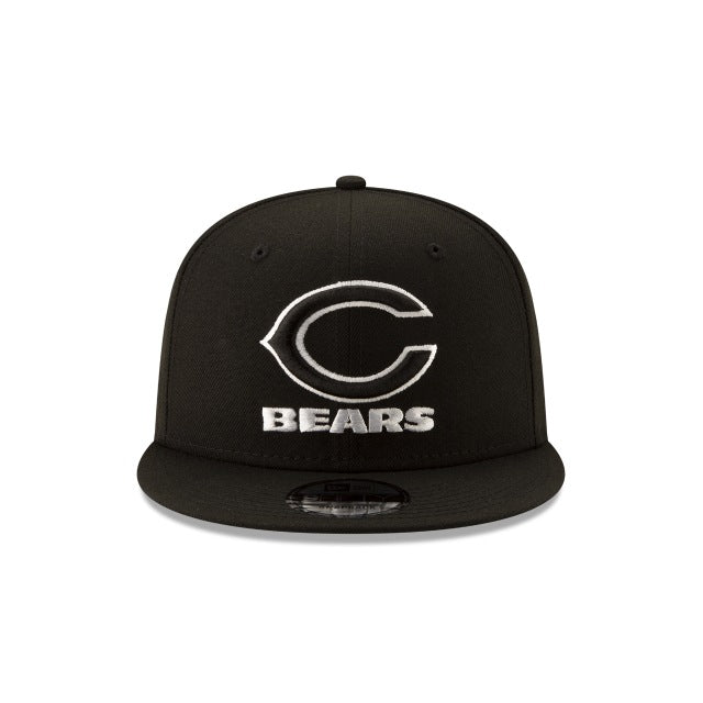 Chicago Bears Black & White 9FIFTY Snapback Hat - Image 2