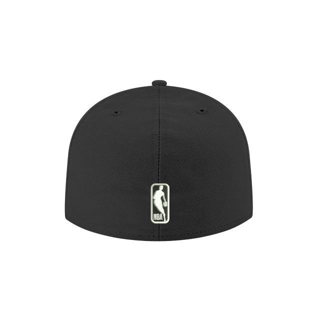 Golden State Warriors Black & White 59FIFTY Fitted Hat - Image 4
