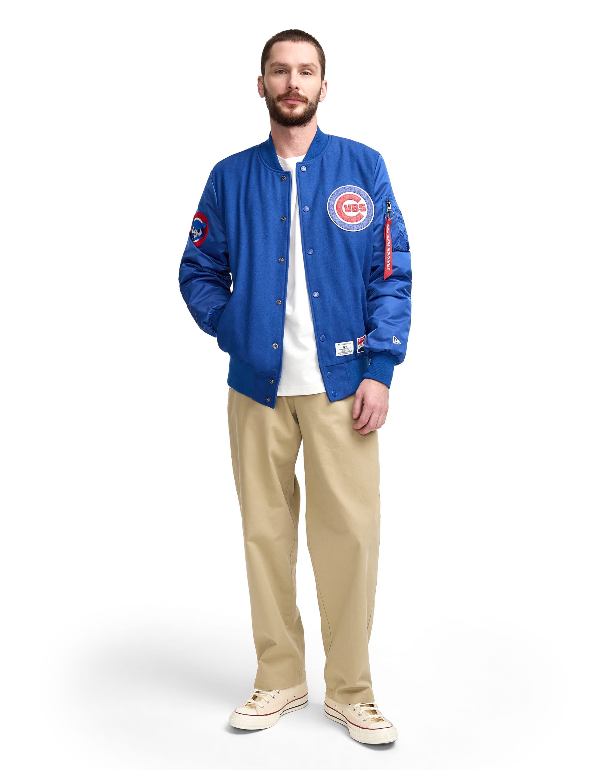Alpha Industries x New York Yankees MA-1 Wool Varsity Jacket - Image 4