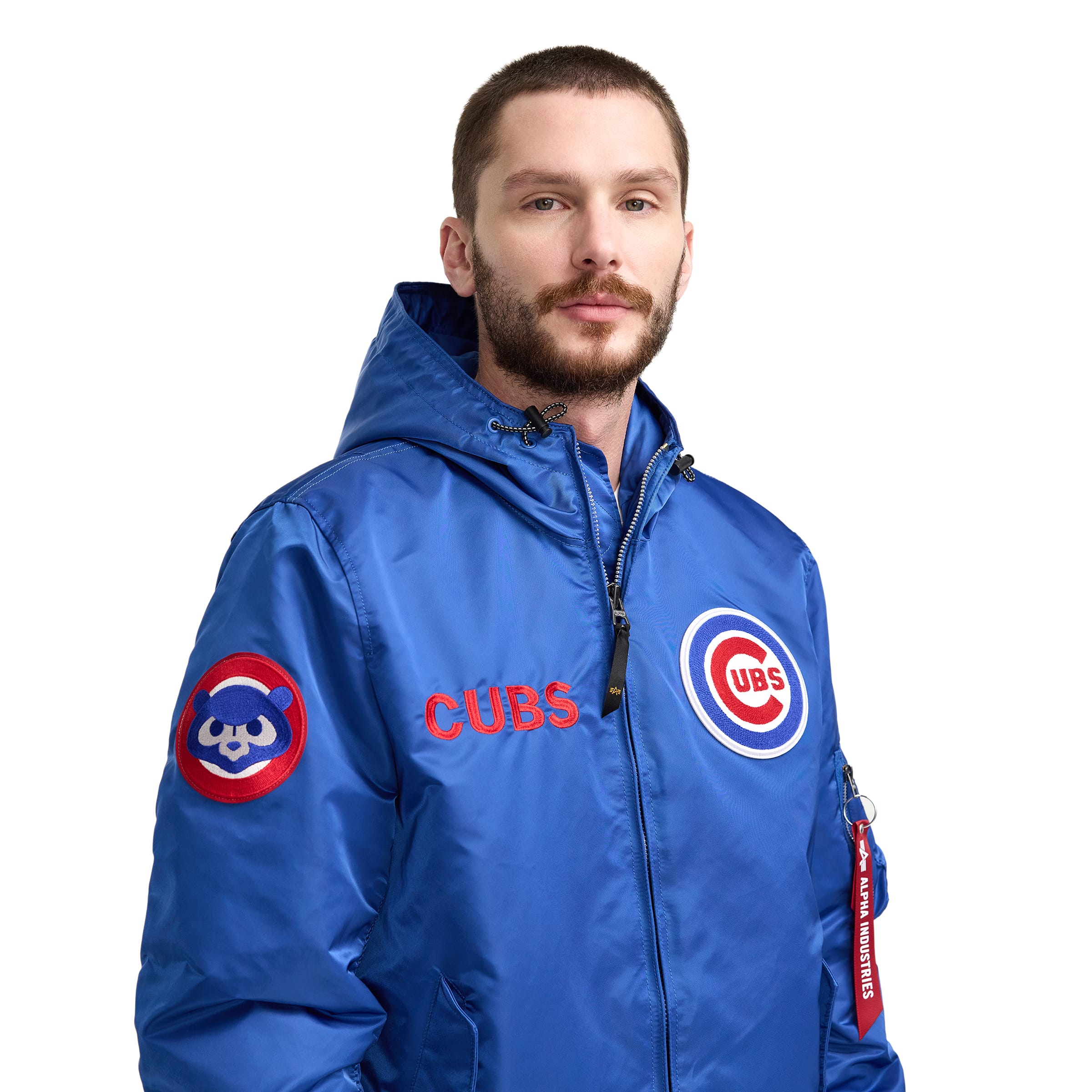Alpha Industries x Chicago White Sox L-2B Hooded Bomber Jacket - Image 2