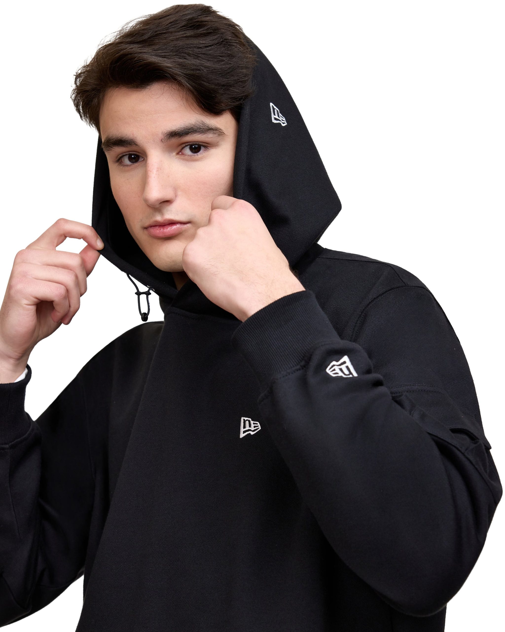 New Era Cap Black Outdoor Hoodie