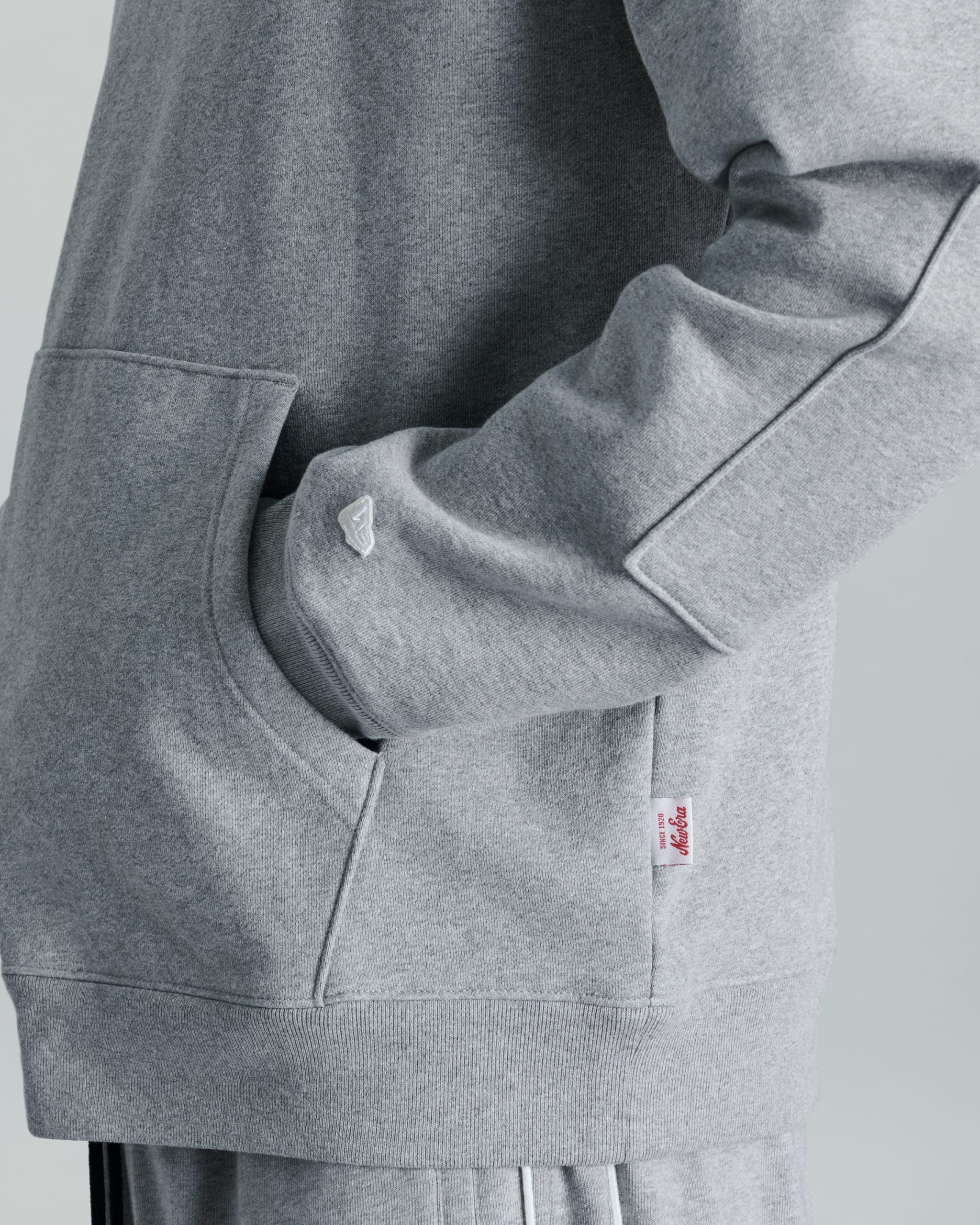 Amherst Corporal Heather Gray Snap Hoodie - Image 5