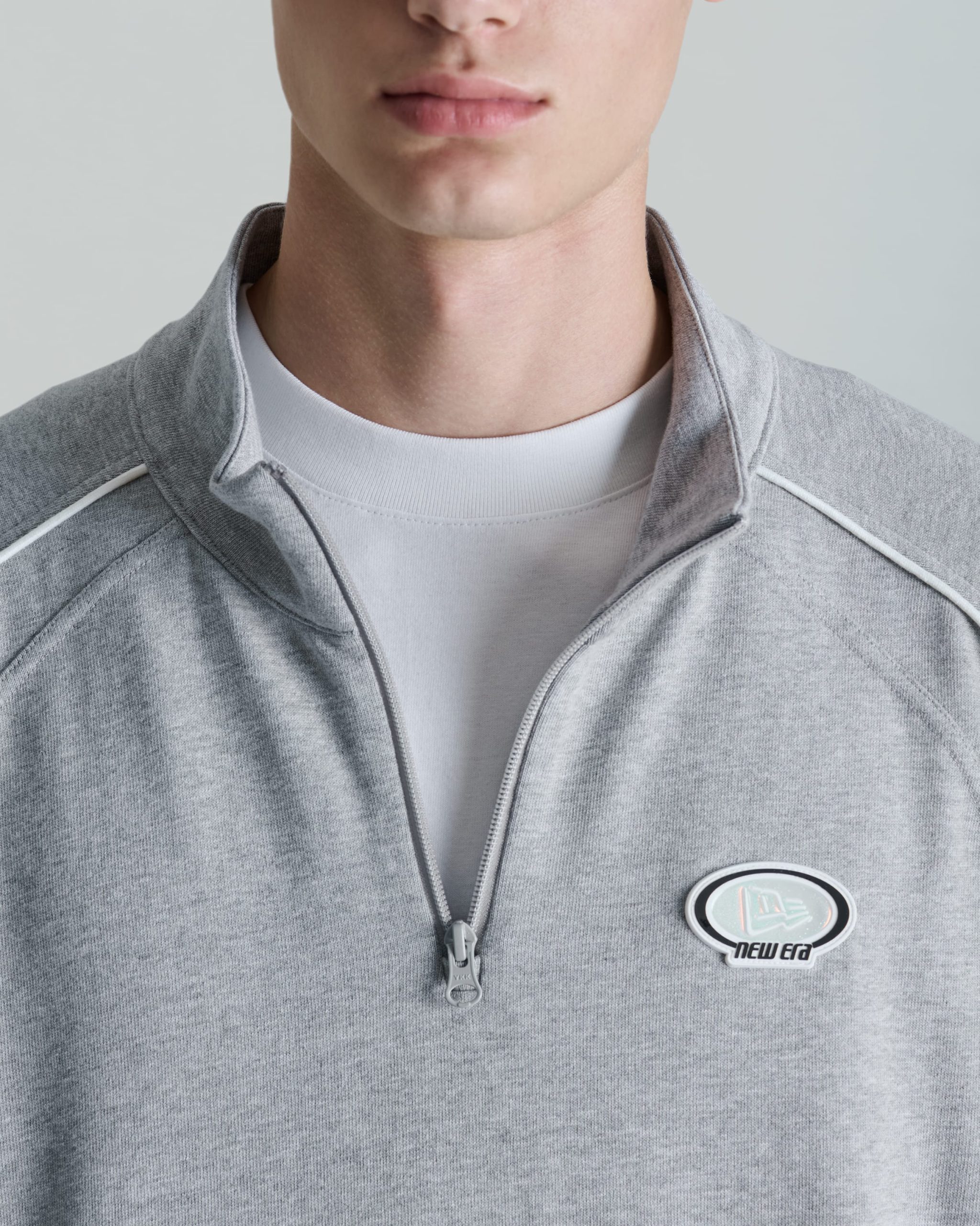 Shoreline Heather Gray Half-Zip Pullover - Image 4