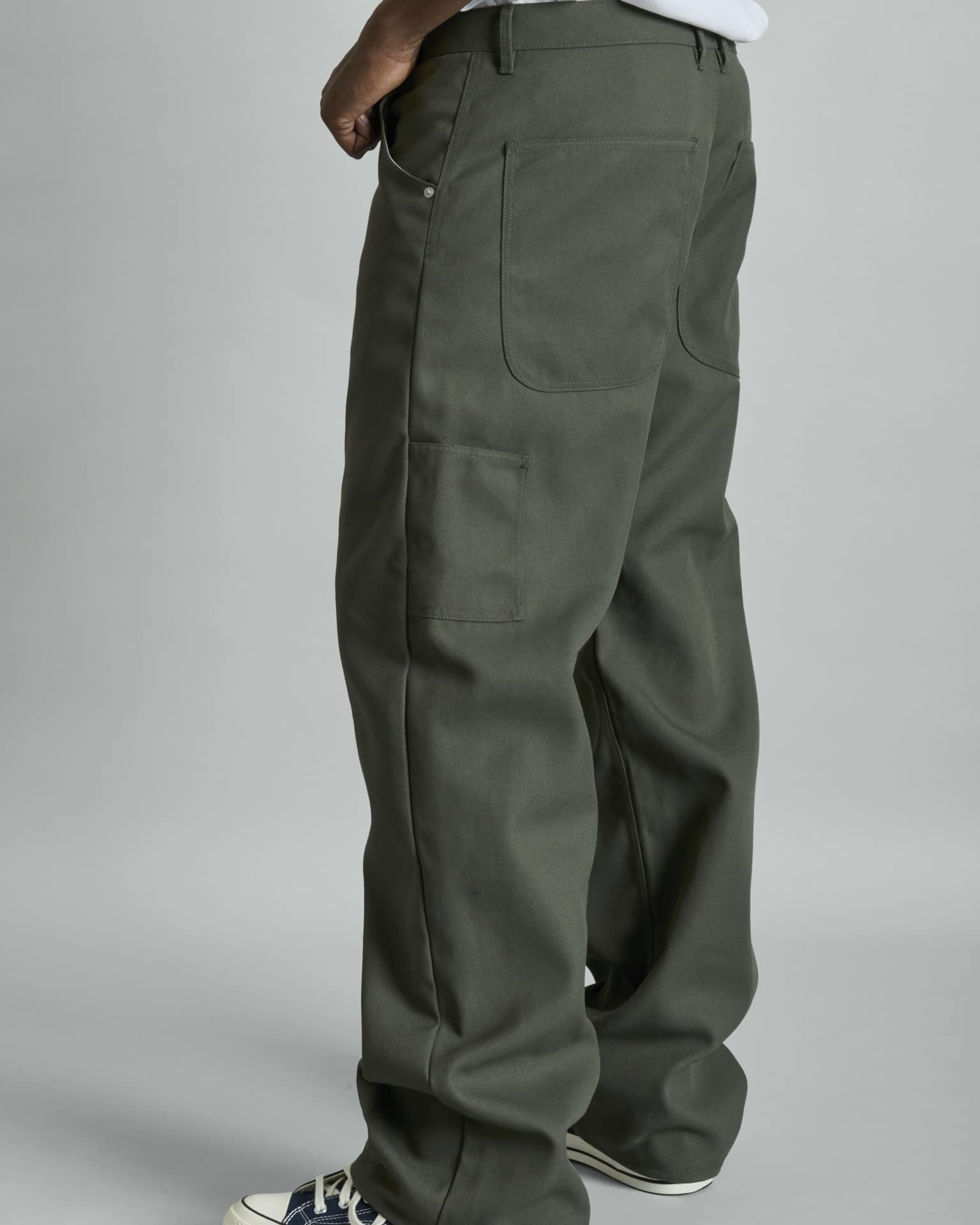 Ellicott Dusty Charcoal Carpenter Pants - Image 4