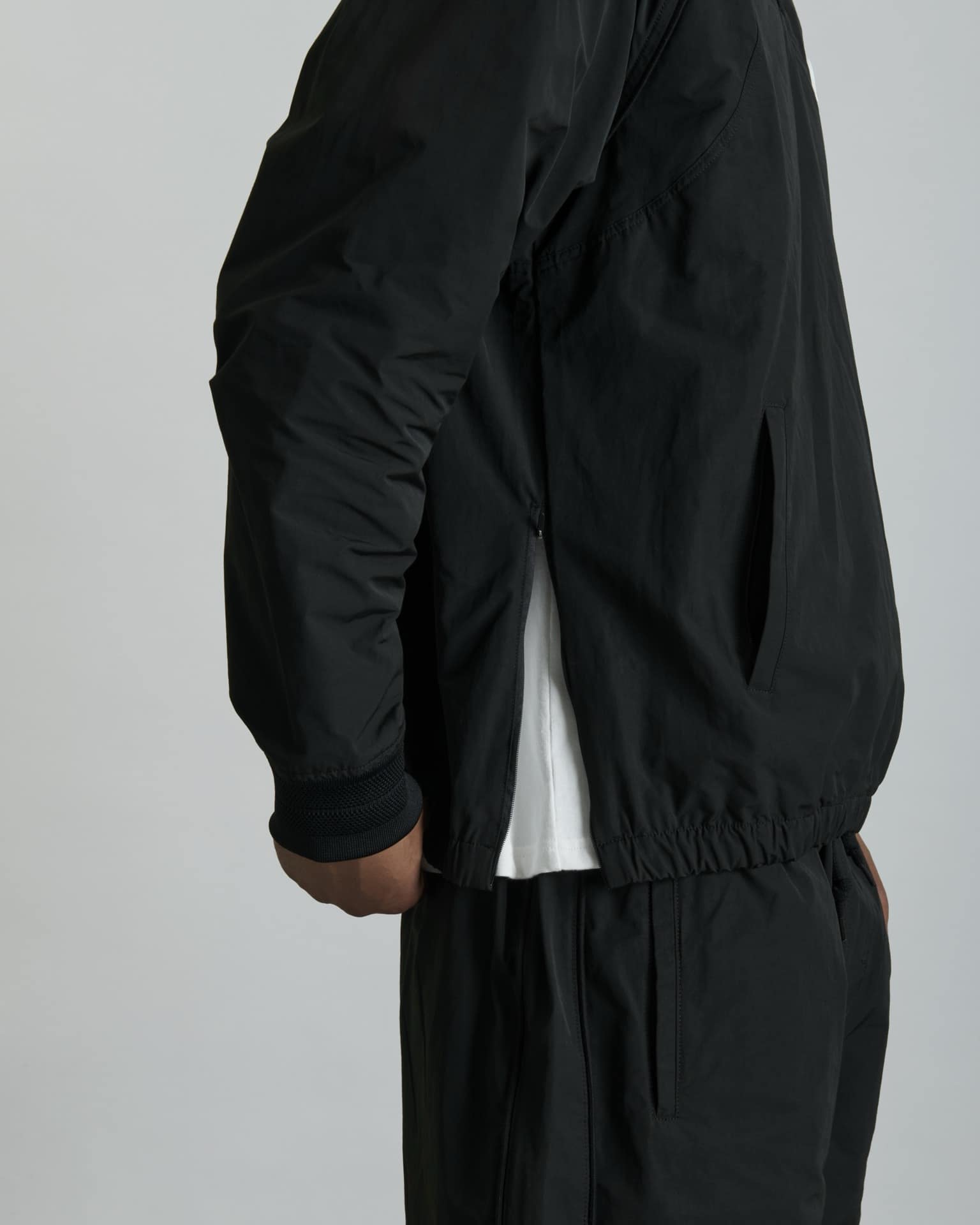 Larkin Black Track Pullover Jacket - Image 5