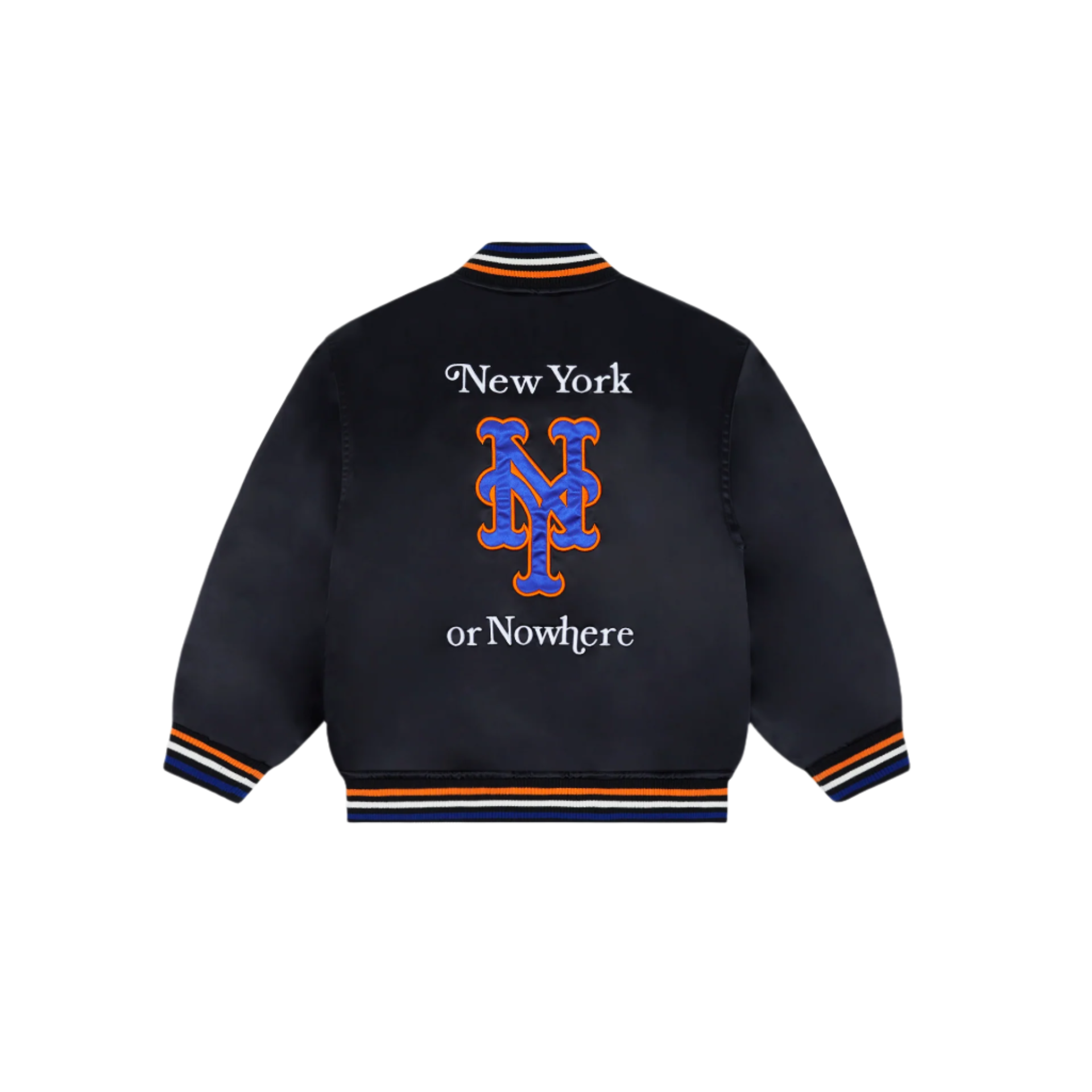 New York or Nowhere x New York Mets Youth Black Jacket - Image 2