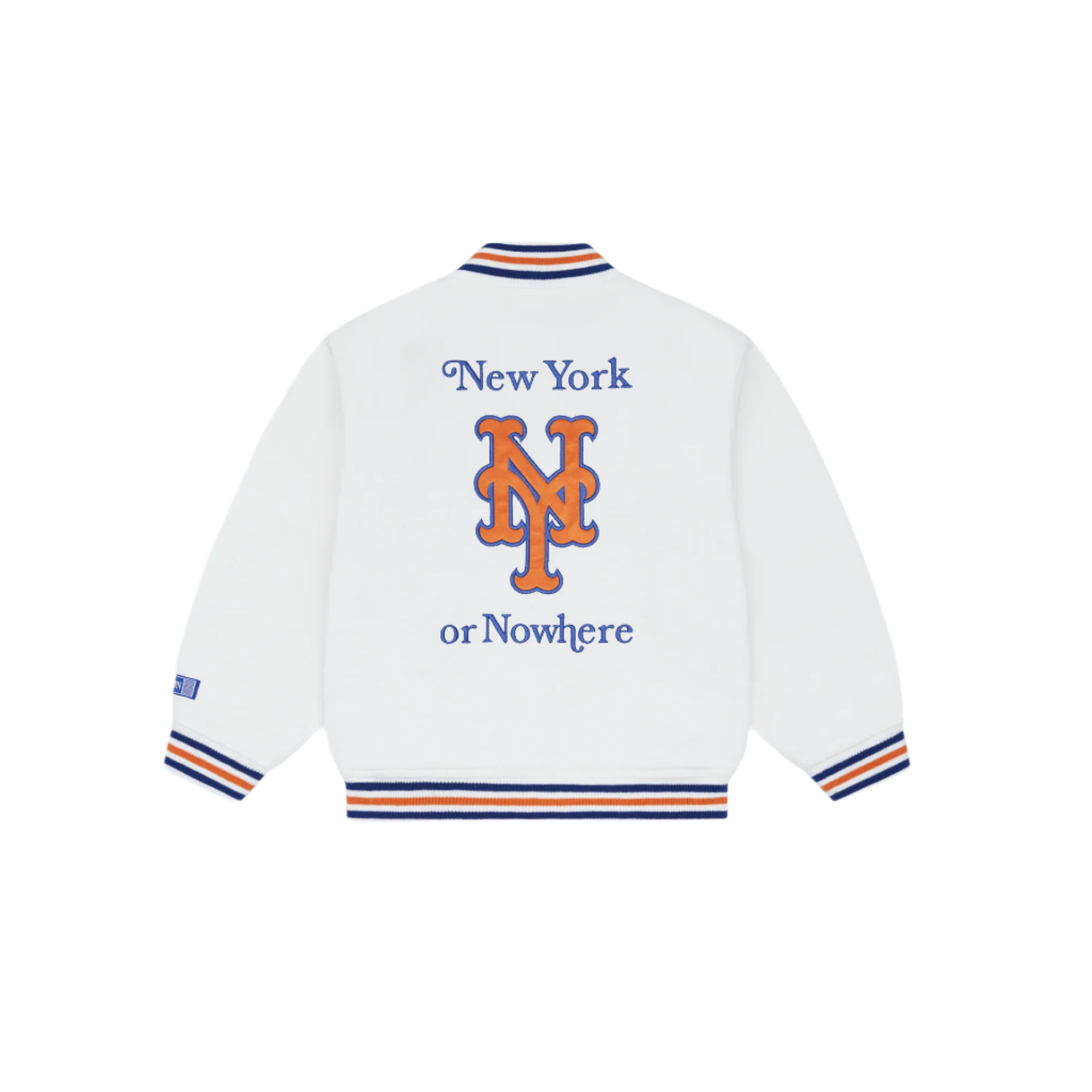 New York or Nowhere x New York Mets Youth White Jacket - Image 2