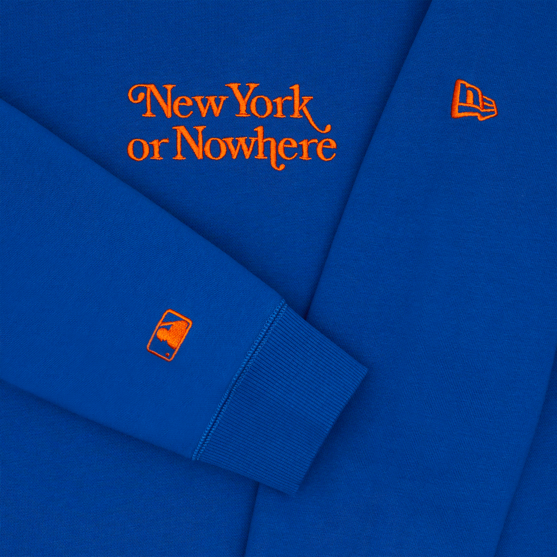 New York or Nowhere x New York Mets Youth Light Royal Crewneck - Image 3
