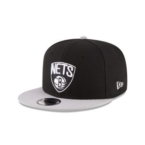 Brooklyn Nets Two Tone 9FIFTY Snapback Hat
