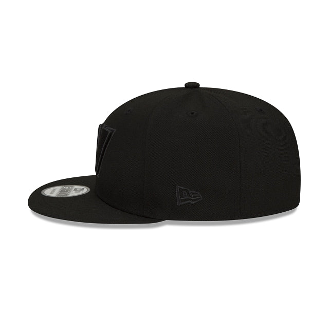 Washington Commanders Black On Black 9FIFTY Snapback Hat - Image 5